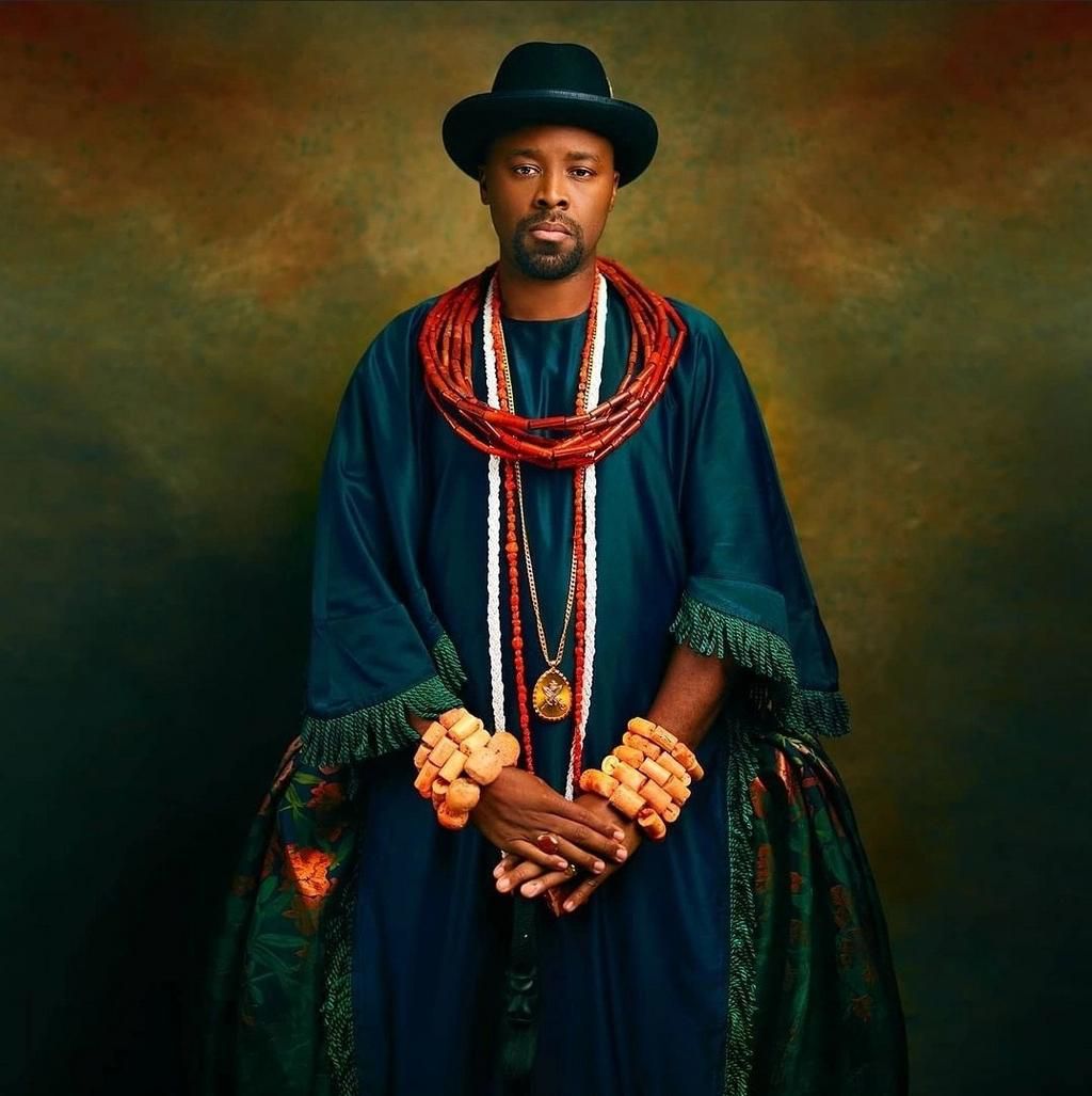 The Olu of Warri in Ugo Monye [instagram/ugomonye]