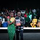 Omoyemi Akerele and Olusegun Awolowo at the Lagos Fashion Week [instagram/lagosfashionweek]
