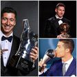 Robert Lewandowski, Cristiano Ronaldo, Lionel Messi World Best