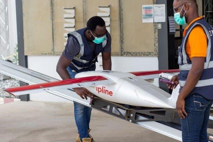 Zipline drone technology in action