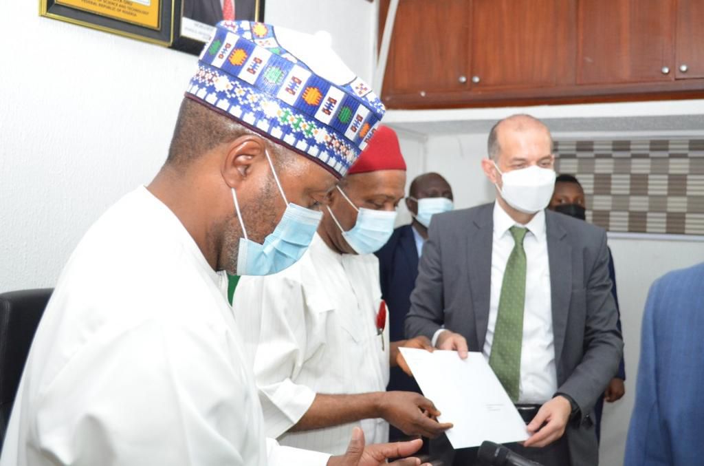 Meeting of H.E. Ambassador Georg Steiner, Swiss Ambassador to Nigeria with H.E. Dr. Ogbonnaya Onu to discuss the inaugural Swiss-Nigerian Innovation Forum