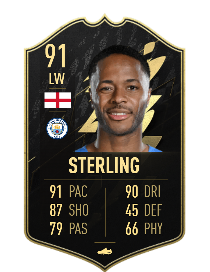 Raheem Sterling FIFA TOTW Card