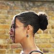 A natural bun is an easy way to style your hair [pinterest]