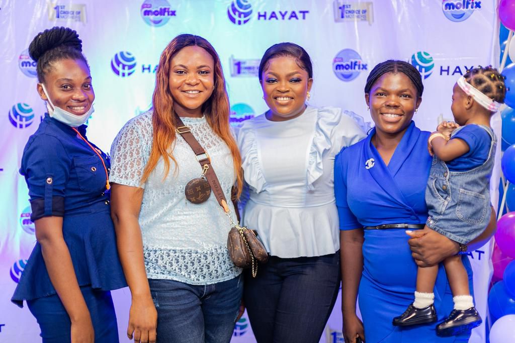 Hayat Kimya Nigeria hosts Molfix brand ambassador Funke Akindele-Bello for a tour of its factory