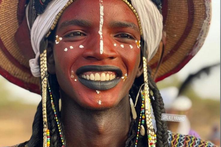 The men paint their faces in different ways [instagram/lilyacko]