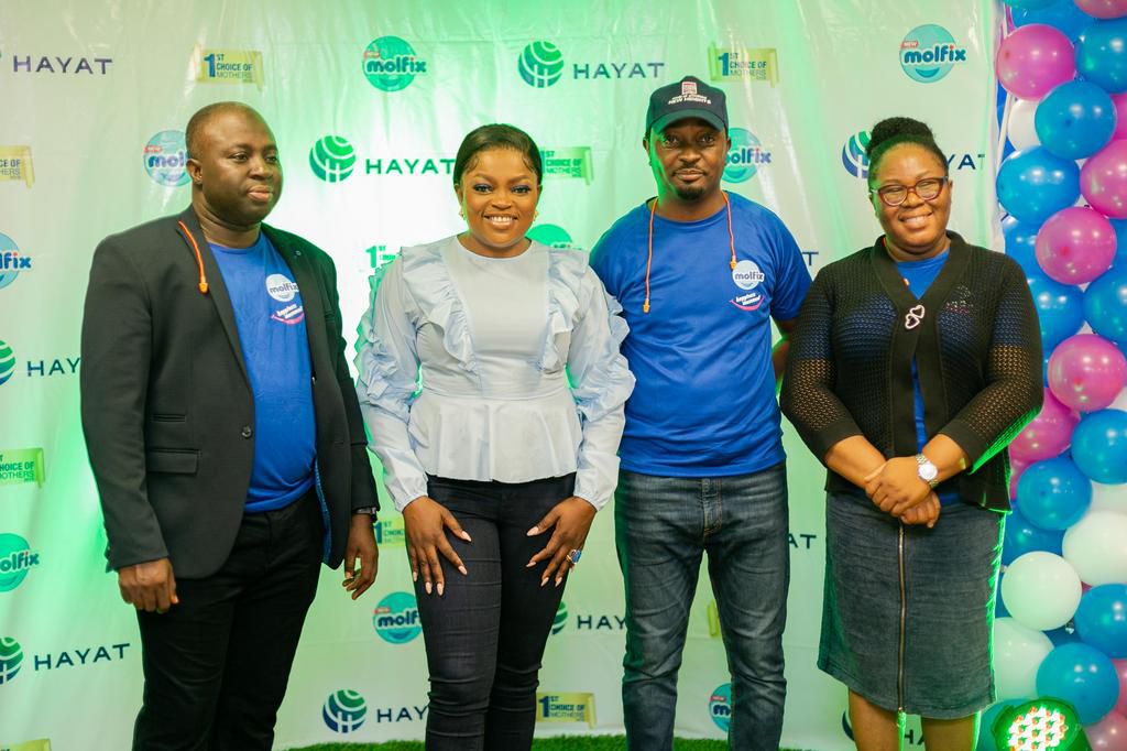 Hayat Kimya Nigeria hosts Molfix brand ambassador Funke Akindele-Bello for a tour of its factory