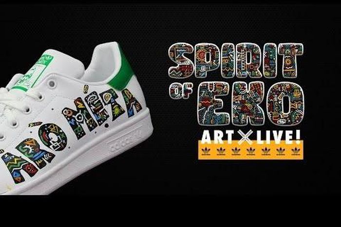bCODE Partners with Graffiti artist Dricky to launch limited edition original adidas pieces at Art X Live! 2021.