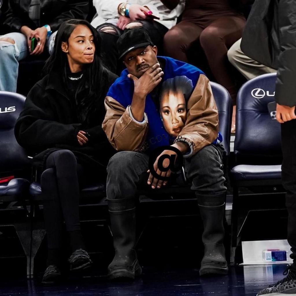 Kanye West and his rumoured new love interest [Instagram/TheCoverUp]