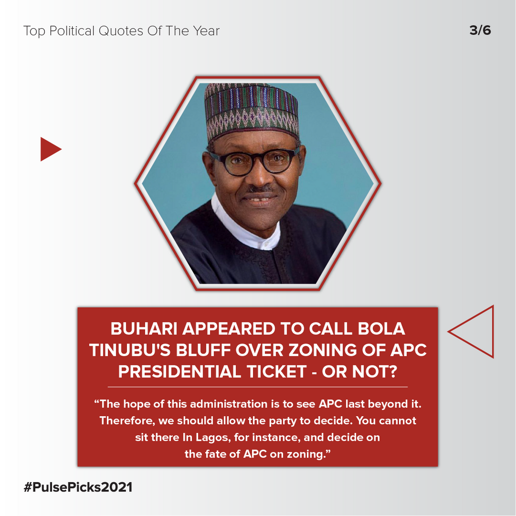 Top 5 political quotes of the year [Pulse Picks 2021]