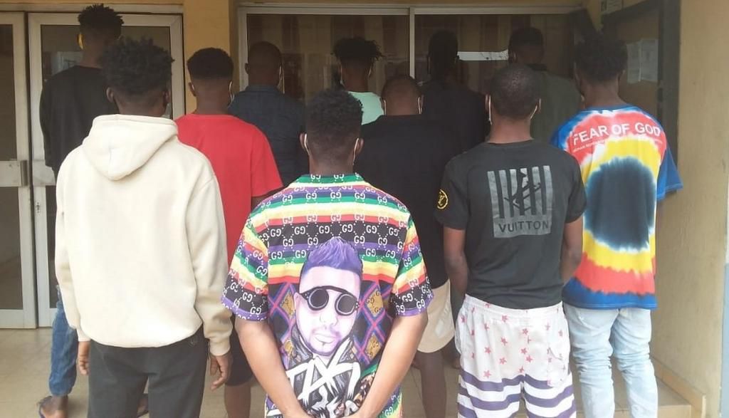 Oshodi Ufo was arrested alongside 10 others in Benin City in March 2021 [EFCC]