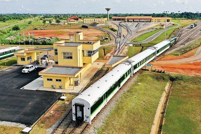 Itakpe-Ajaokuta-Warri rail. [Twitter/@GRSaraki]