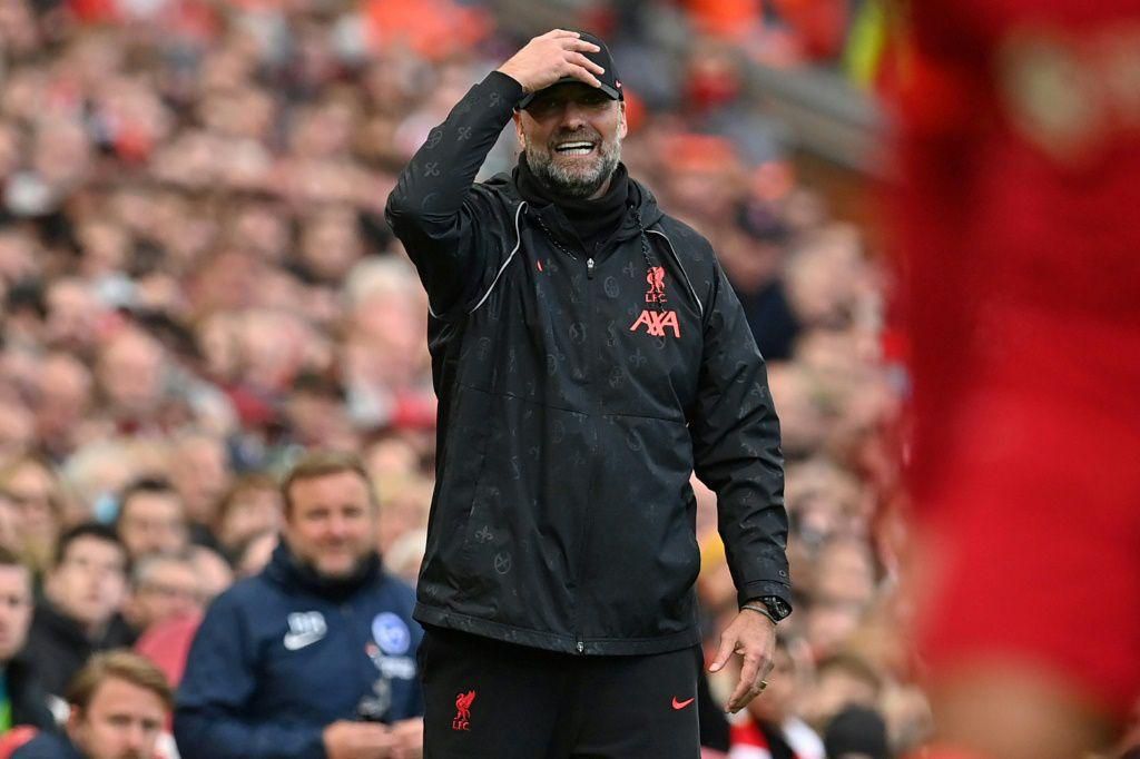 Jurgen Klopp was angry with his players' reaction to blowing a two-goal lead against Brighton on Saturday