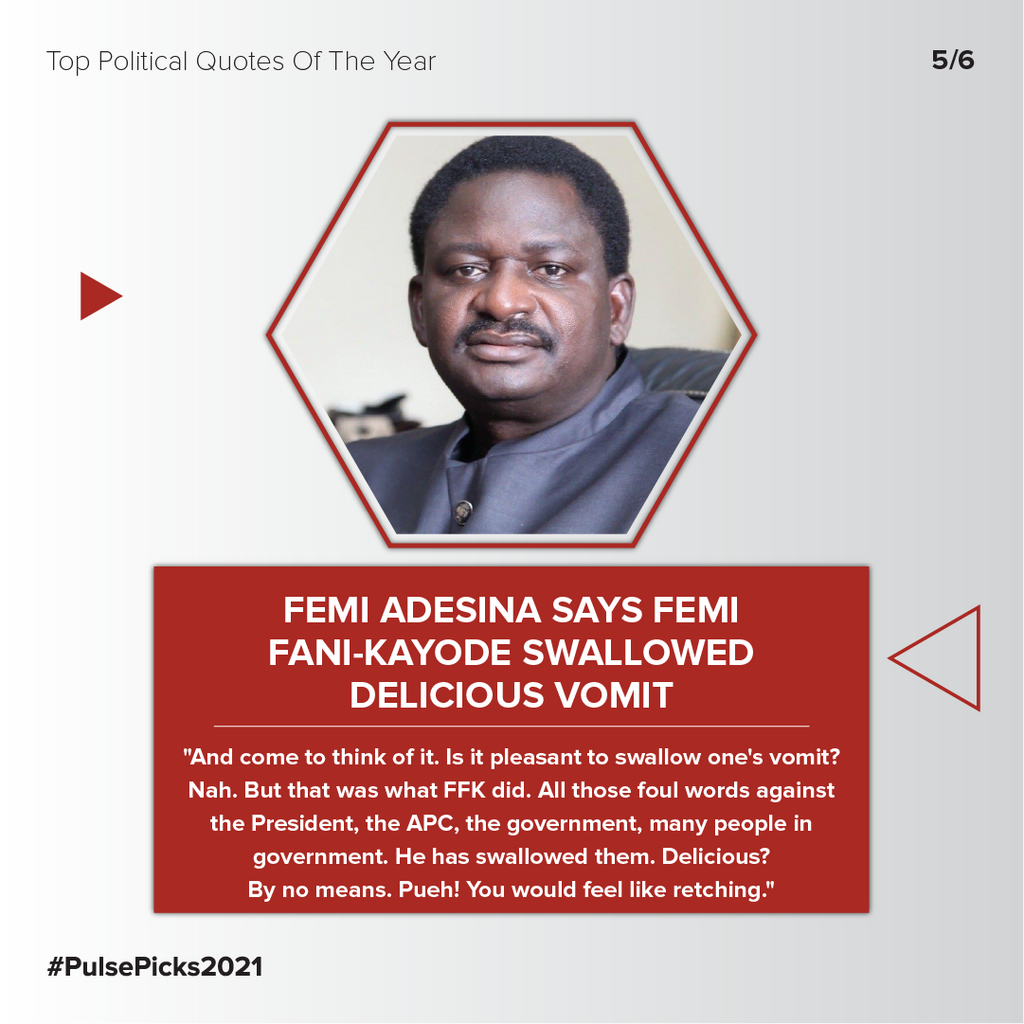 Top 5 political quotes of the year [Pulse Picks 2021]