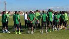 Super Eagles in Tangier, Morocco.