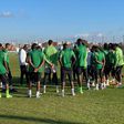 Super Eagles in Tangier, Morocco.
