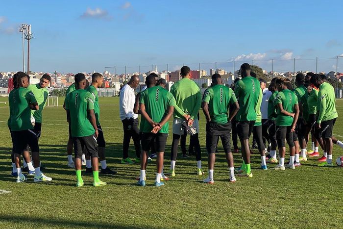 Super Eagles in Tangier, Morocco.