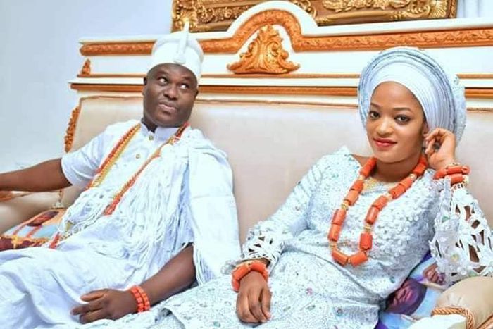 Ooni of Ife with his wife, Silekunola Naomi [Agogo Ayo]