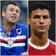 Antonio Cassano and Cristiano Ronaldo