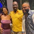 Billionaire businessman Obi Cubana flanked by Whitemoney and Angel [Instagram/ObiCubana]