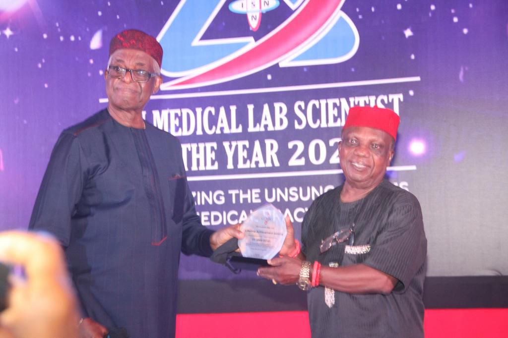 Friday Odum emerges winner of ISN Medical Laboratory Scientist of the Year Award 2021