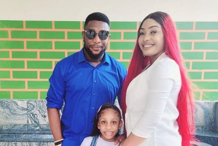 Tchidi Chikere and Nuella Njubigbo and their daughter Tess [Instagram/TchidiChikere]