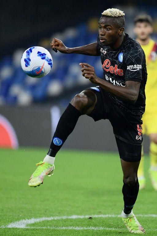 Osimhen has scored nine goals in all competitions for Napoli this season