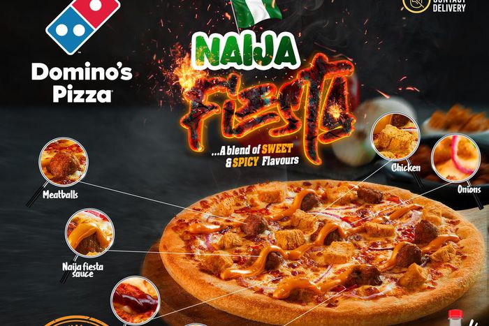 Savour the true taste of Naija with the NEW Domino's Naija Fiesta Pizza