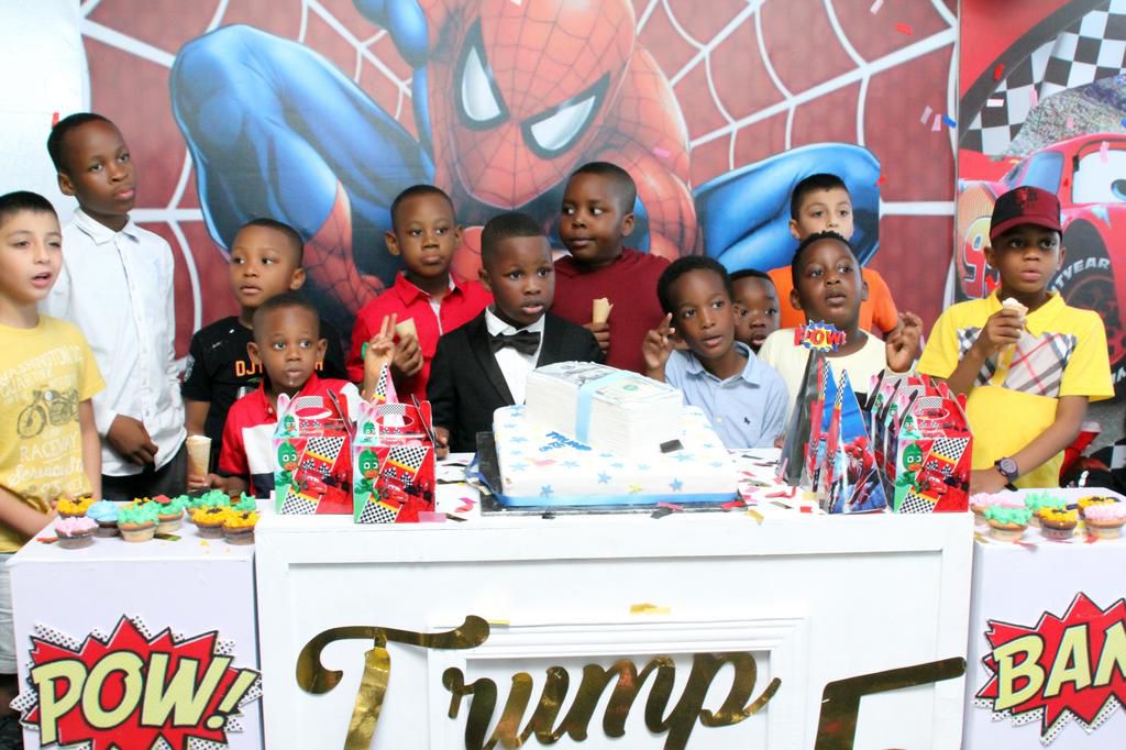 Chief Emeka Agba hosts son at birthday party