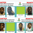 NCoS releases names, images of 122 escapees (NCoS)
