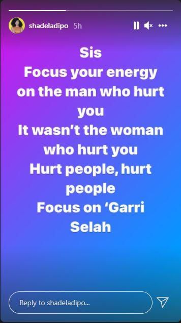 Shade Ladipo advises Tonto Dikeh to focus on the man that hurt her