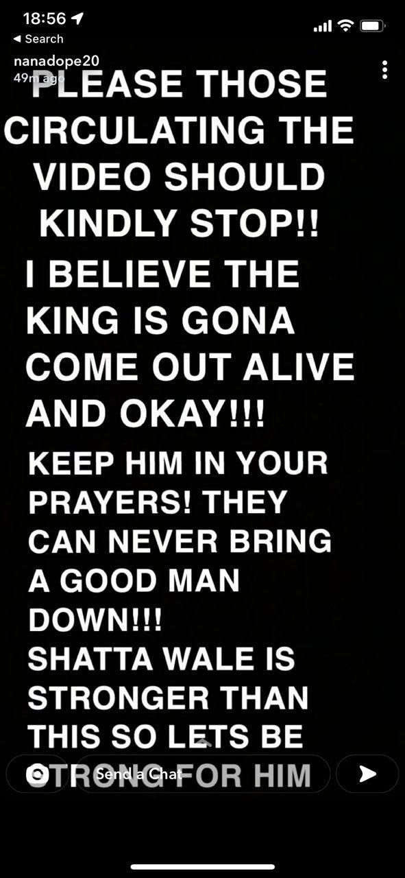 Shatta Wale allegedly shot; P.A says he's been rushed to emergency ward