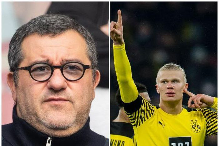 Mino Raiola and Erling Haaland