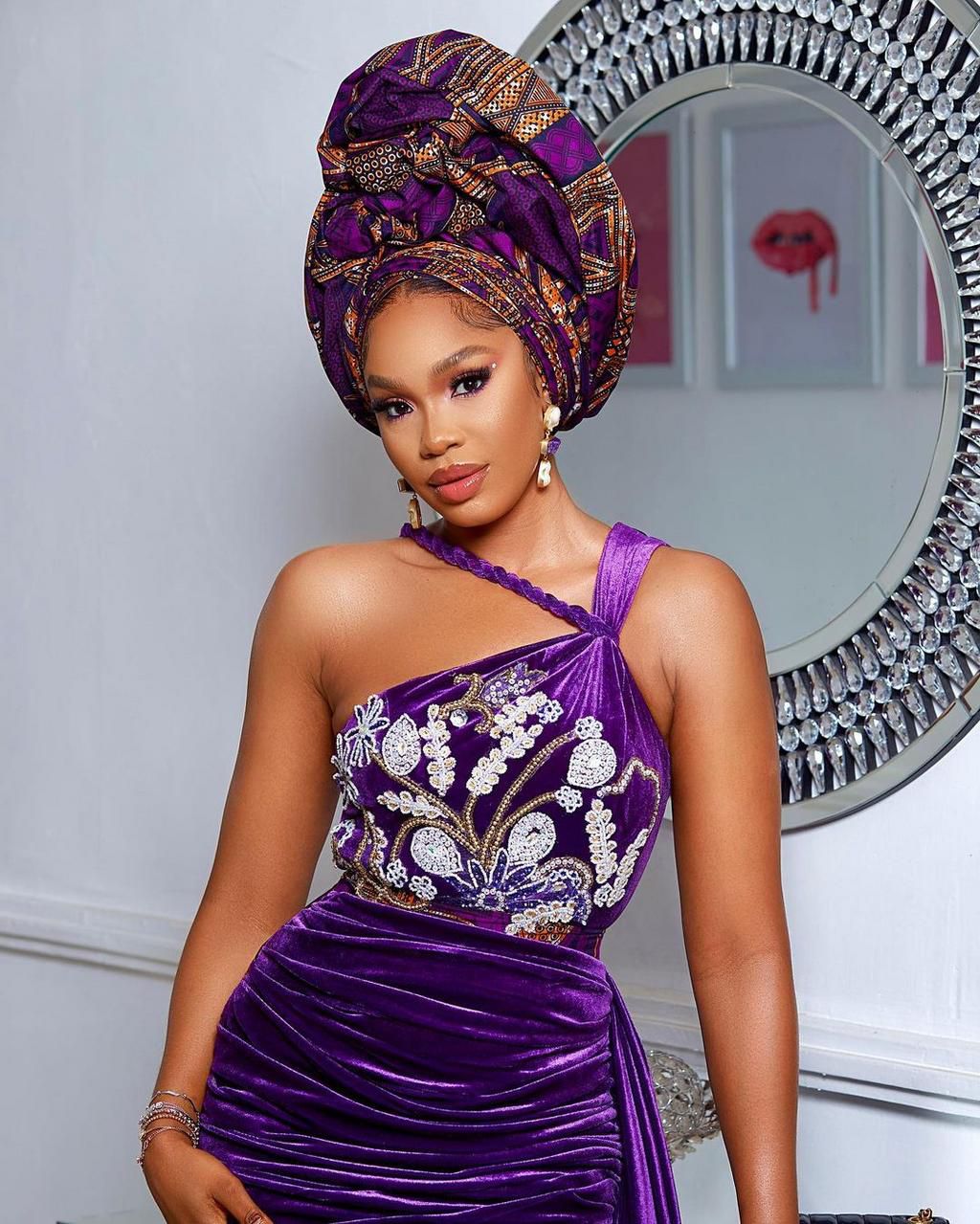 Sharon looks beautiful in every picture and every event [Instagram/SharonOoja]