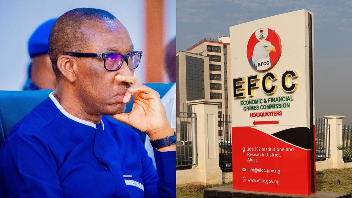 Former Delta Governor Ifeanyi Okowa visits EFCC Lagos office