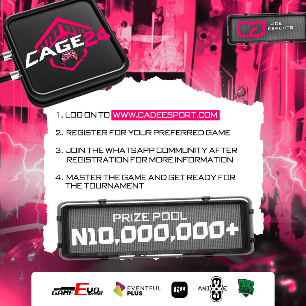 CAGE 24 - The biggest Pan African Esports Tournament in Nigeria