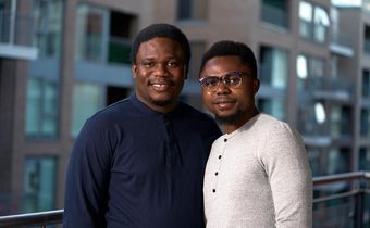 L-R: Tosin Eniolorunda, Co-founder/CEO Moniepoint Inc.; Felix Ike, Co-founder/CTO Moniepoint Inc.