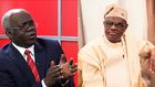 L-R: Femi Falana (SAN) and FCT Minister Nyesom Wike. [Facebook]