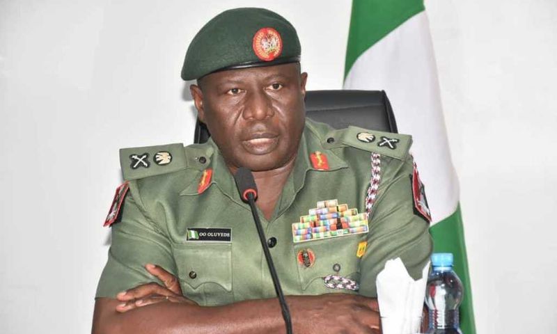 Maj.-Gen. Olufemi Oluyede, acting Chief of Army Staff