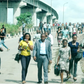 Nigerians trekking