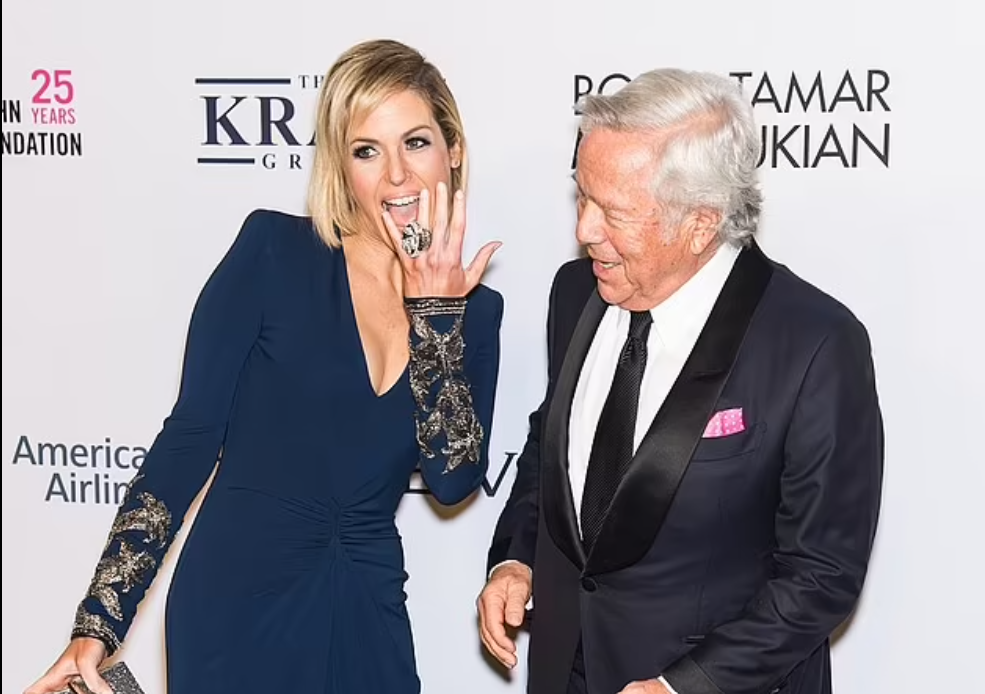 Robert Korft proposed with huge ring that is estimated to be '10 carats or more',