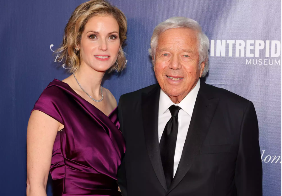 Dana Blumberg and Robert Kraft