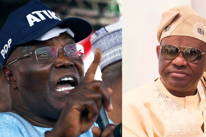 L-R: Former Vice President Atiku Abubakar and FCT Minister Nyesom Wike. [Getty Images/X, formerly Twitter]