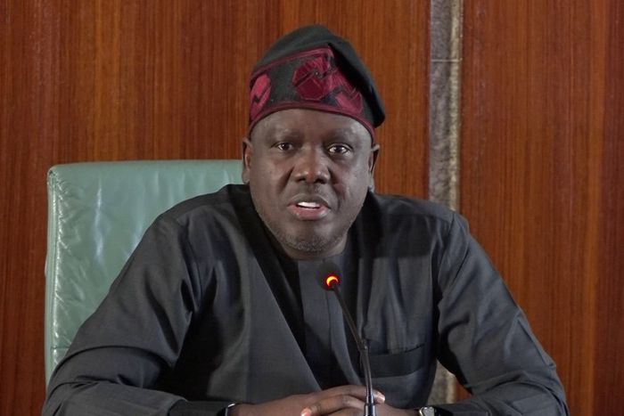 Mr Daniel Bwala, former spokesman for Alhaji Atiku Abubakar, addressing State House correspondents, after paying a solidarity visit to President Bola Tinubu on Wednesday. [NAN]