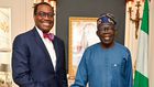 L-R: President of the African Development Bank (AfDB) Akinwumi Adesina and Nigeria's President Bola Tinubu. [X, formerly Twitter]