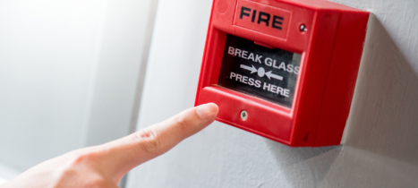 Raise fire alarm