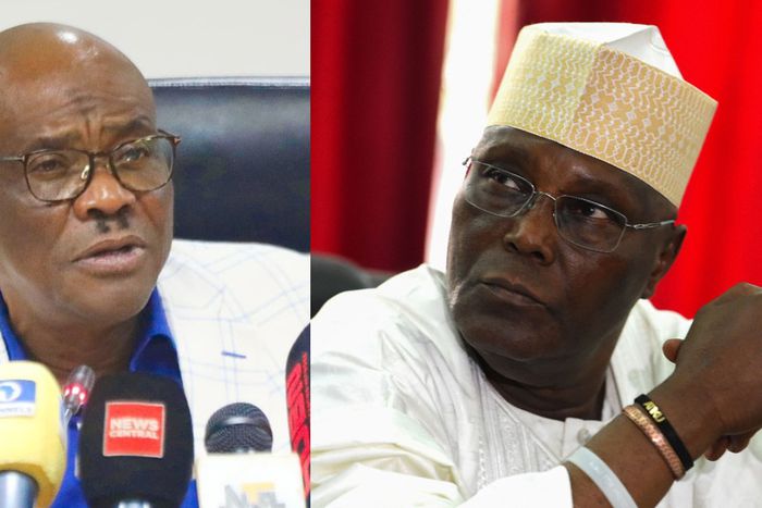 L-R: FCT Minister Nyesom Wike and Former Vice President Atiku Abubakar. [Getty Images/X, formerly Twitter]