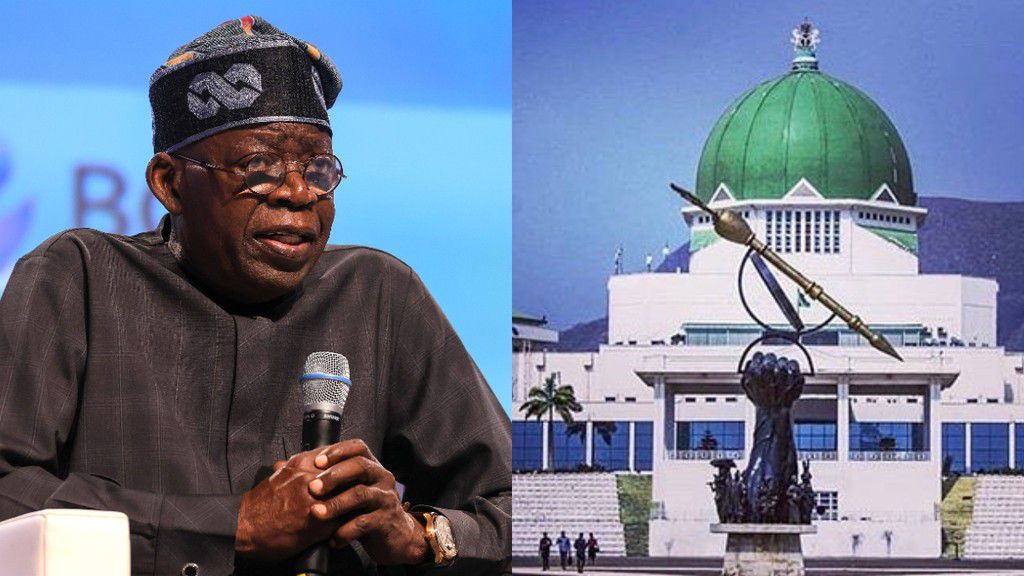 President Bola Tinubu and the National Assembly. [Facebook/Getty Images]