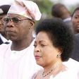Former President Olusegun Obasanjo with his late wife, Stella.