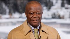 Wale Edun, Nigeria's finance minister, during a Bloomberg Television interview on day two of the World Economic Forum (WEF) in Davos, Switzerland. [Getty Images/Bloomberg]