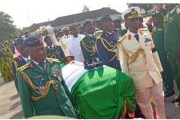 Lt.-Gen. Lagbaja’s remains taken to Abuja for state burial